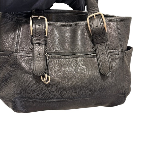 Cole Haan Elegant Black Leather Tote Bag in great conditions comfy and chic - Picture 5 of 16